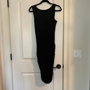 James Perse Ruched Tank Midi Dress
